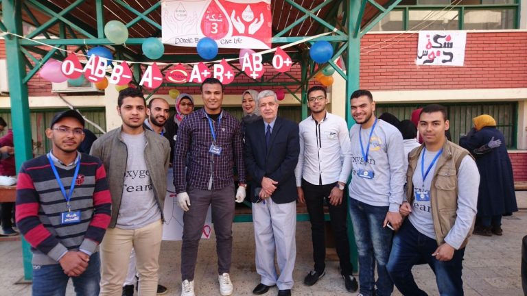 تنظيم حملة للتبرع بالدم