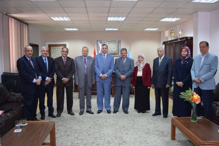 زيارة ضمان الجودة والإعتماد لكلية علوم سوهاج