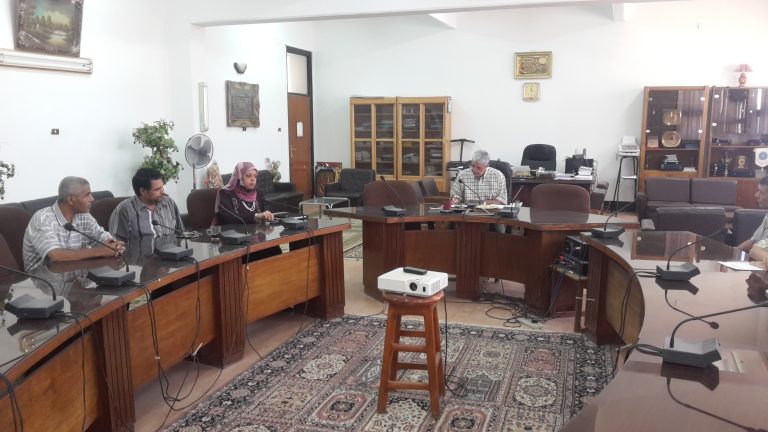 فاعلية اجتماع لجنة خدمة المجتمع وتنمية البية
