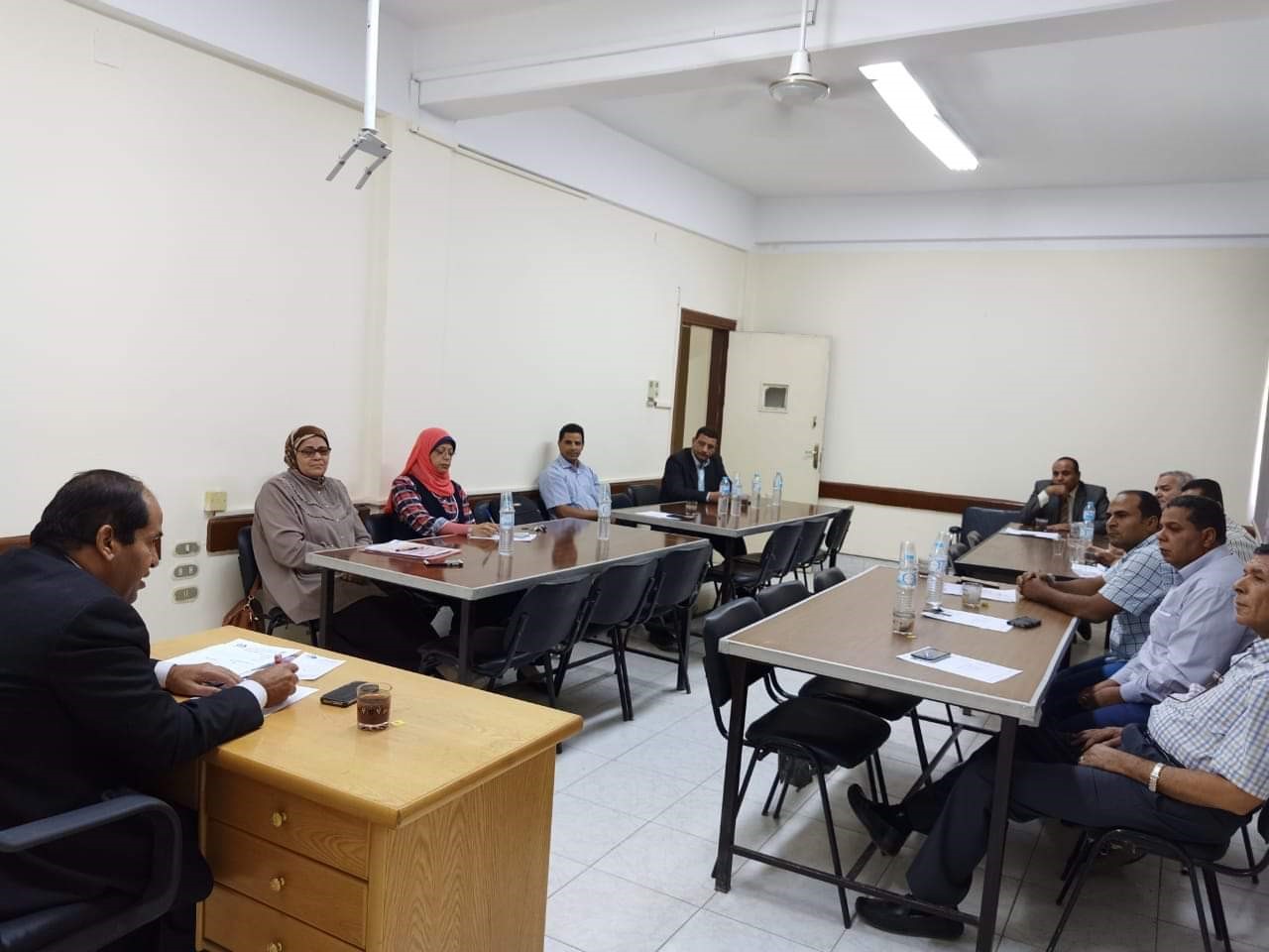 اجتماع رؤساء لجان المتابعة والدعم الفني لمنظومة ضمان الجودة