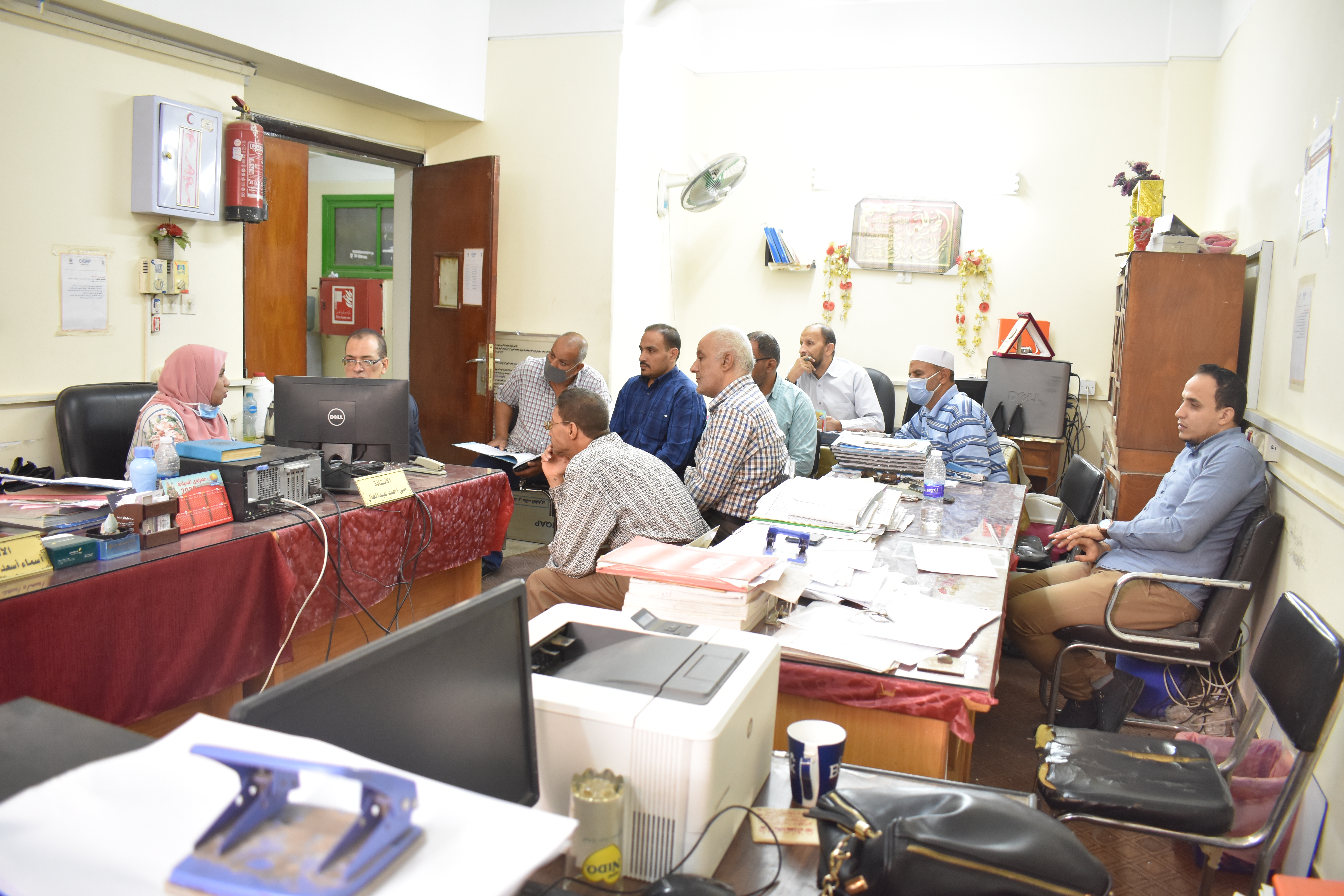 تدريب مخازن كليه العلوم علي برنامج الأمين