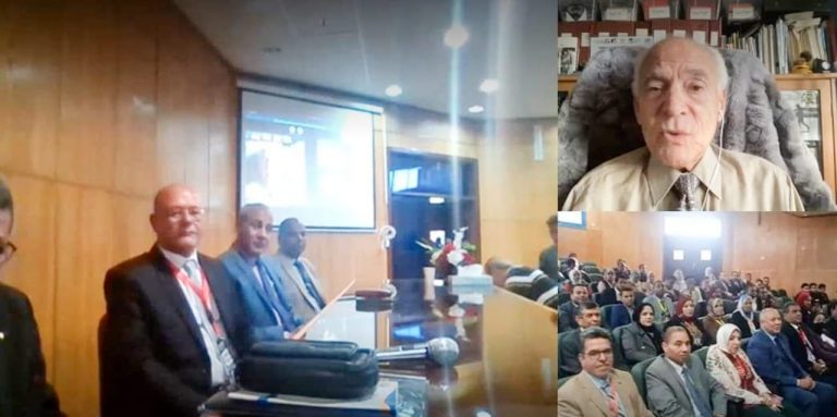 لقاء العالم المصرى الامريكى فاروق الباز