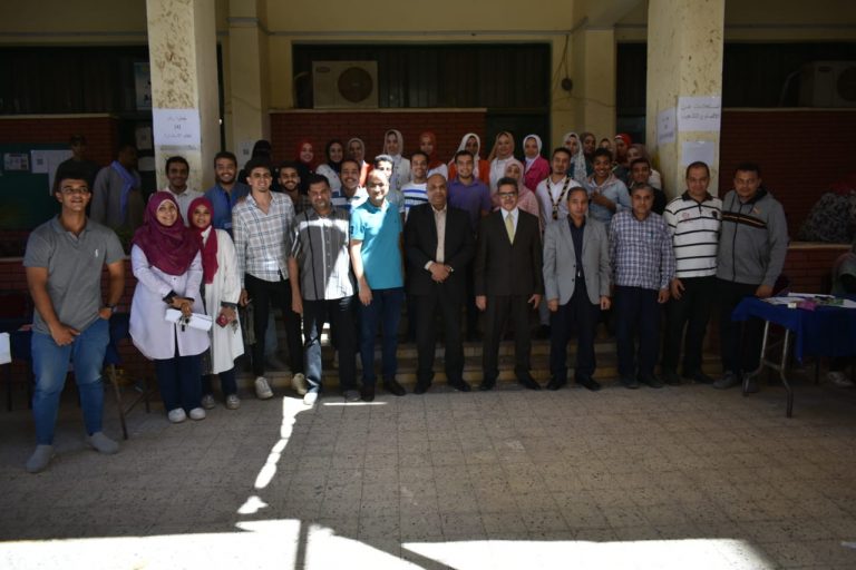 استقبال الطلاب الجدد بكلية العلوم..
