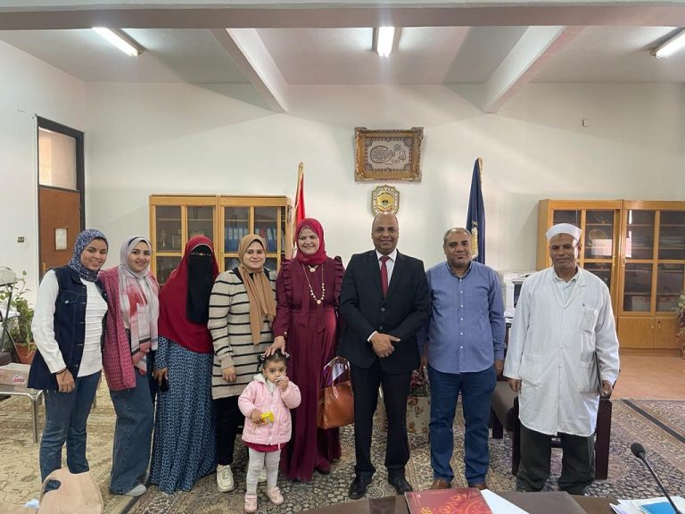 استقبال الكلية طلاب وطالبات المرحلة الابتدائية بمدرسة ابوبكر الصديق بالكوامل