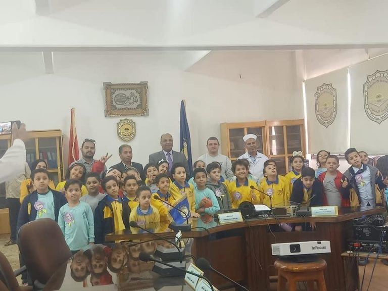 استقبال الكلية طلاب وطالبات المرحلة الابتدائية بمدارس جيل المستقبل الخاصة