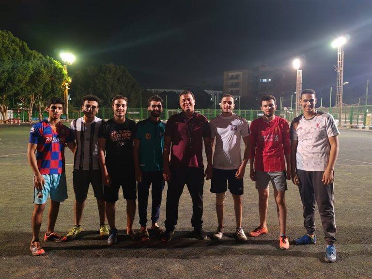 بطولة الكرة الطائرة لطلاب الكلية بملاعب الجامعة