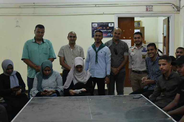 معسكر اختيار وتدريب العشيرة ضمن انشطة الجوالة والخدمة العامة