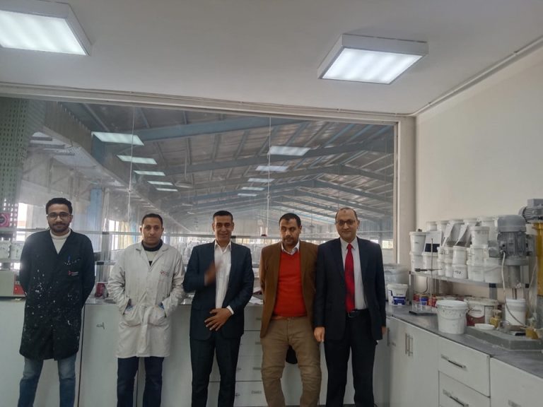 زيارة مصنع كاستيلو للدهانات بالمنطقة الصناعية بحي الكوثر بسوهاج