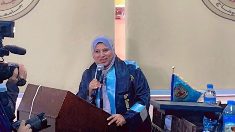 مناقشة الدكتوراه للطالبة/ حسنة محمد صبره – الباحث المساعد بالمركز القومي للبحوث الزراعية