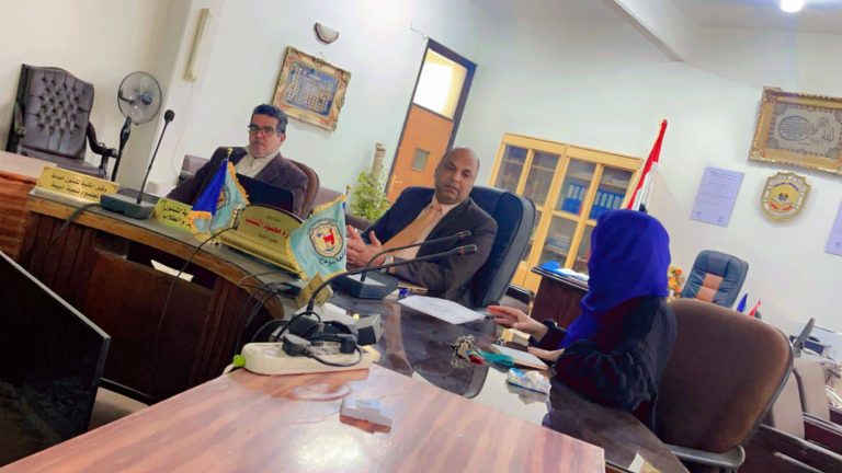 ورشة عمل تدريبية لموظفي شؤون الطلاب على منصة “زاد” بكلية العلوم