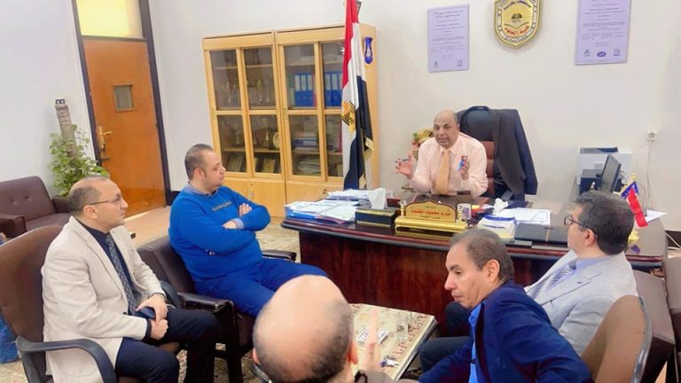 تعاون مشترك بين كلية العلوم و المنطقة الصناعية بجرجا