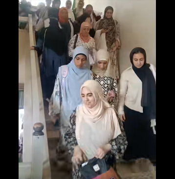 مناورة اخلاء مبني كلية العلوم