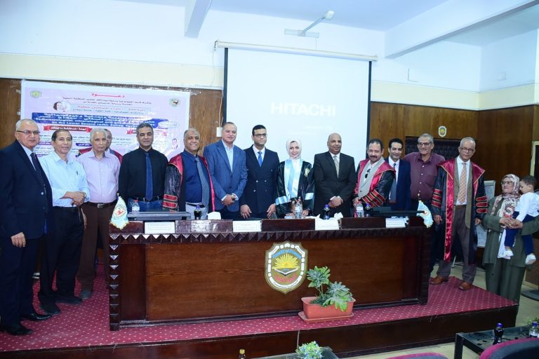 مناقشة رسالة الماچستير للباحثة/ إسراء حسانين