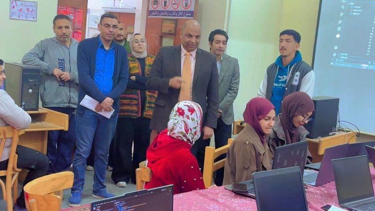 جولة تفقدية للدورات التدريبية المتقدمة لفريق مسار الدفعه الثانيه