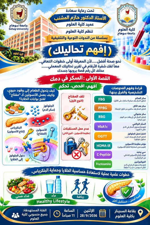 ندوة توعوية للطلاب “إفهم تحاليلك”